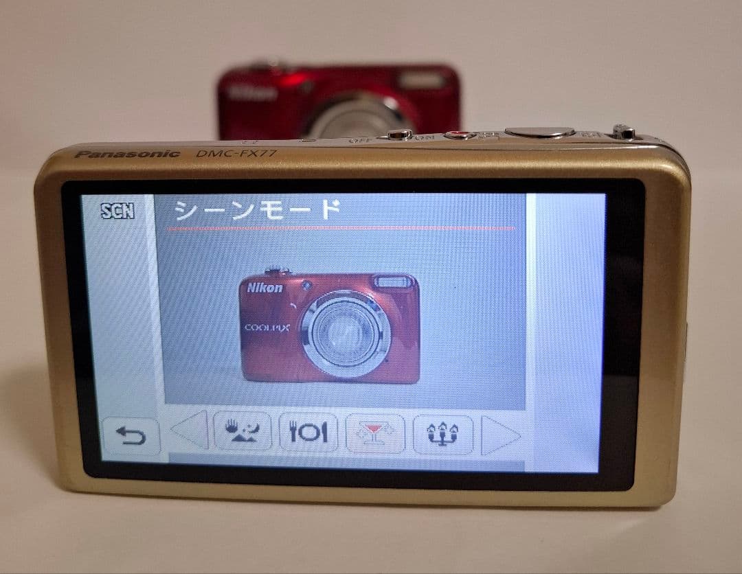 [美品]パナソニック Panasonic LUMIX DMC-FX77 コンデジ