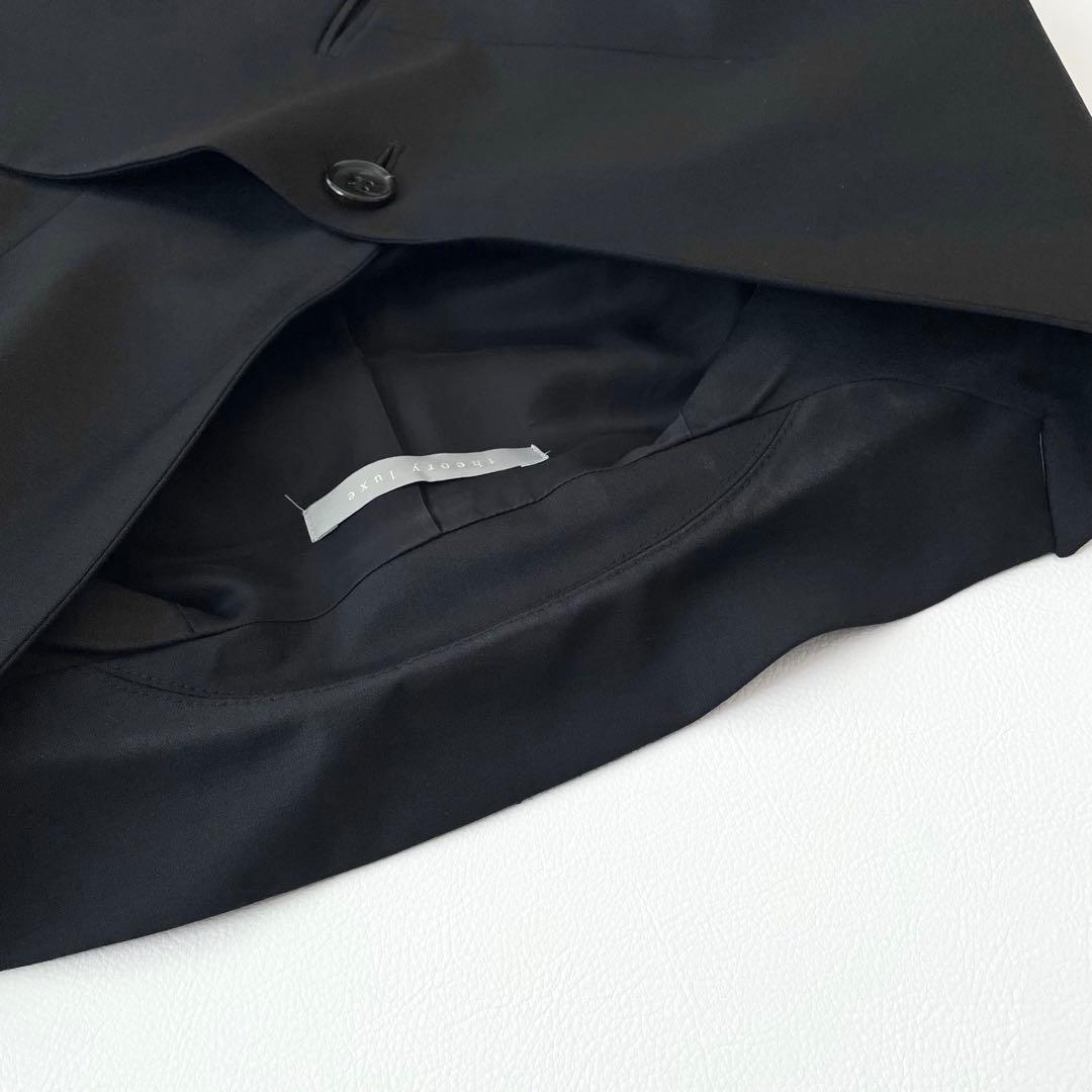 theory luxe セオリーリュクス スカートスーツ 黒 小さいサイズ 32