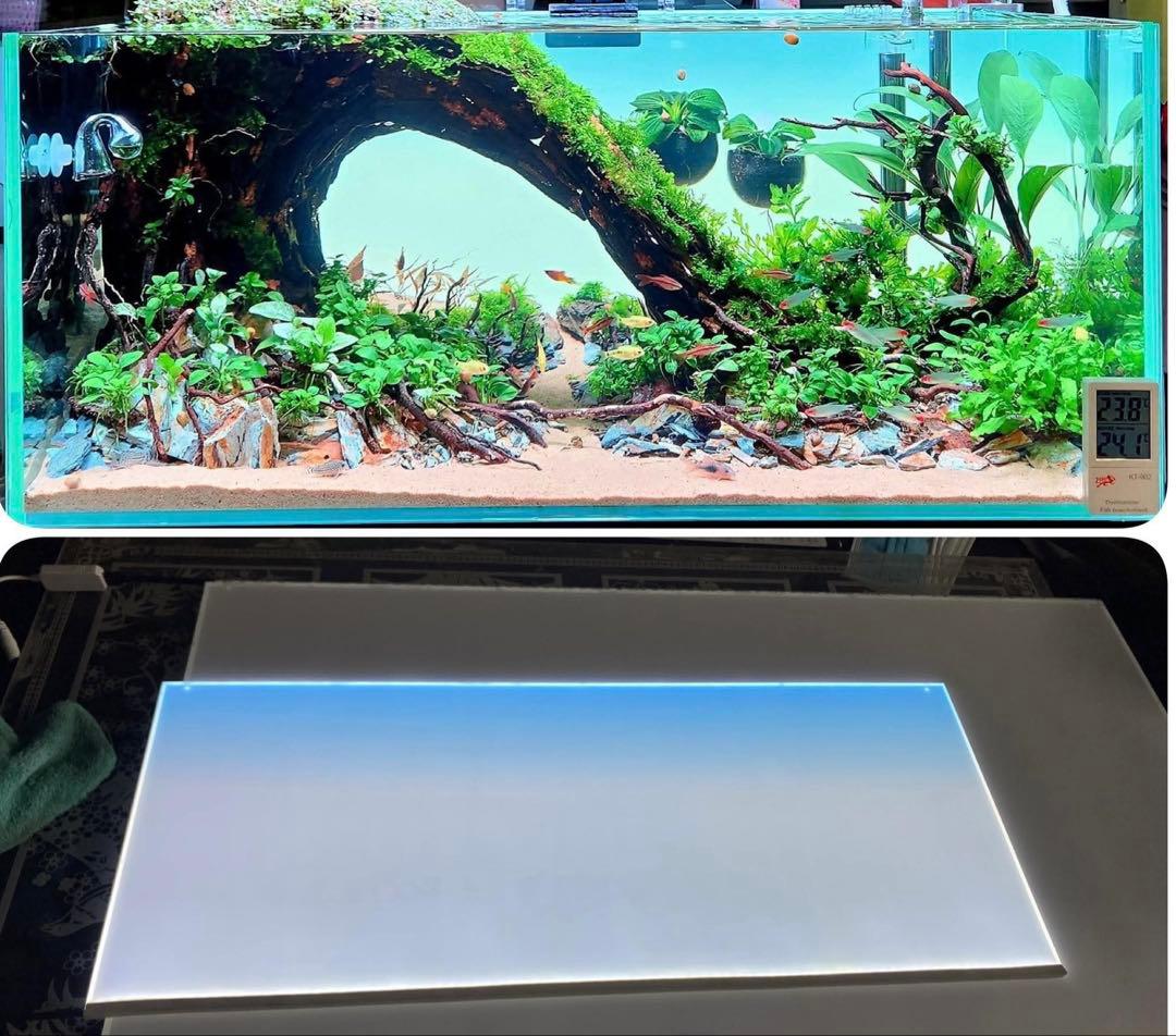新品未使用　ライトスクリーン　アクアリウム　LED RGB 60cm×45cm