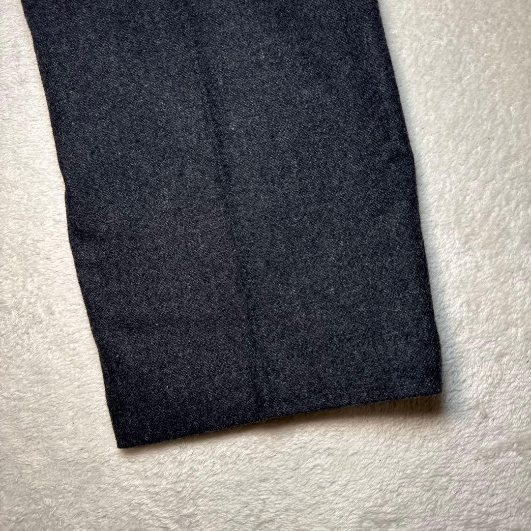 36 美品　ジャブスアルキヴィオ　スラックス　ウール　48 ツイード　グレー