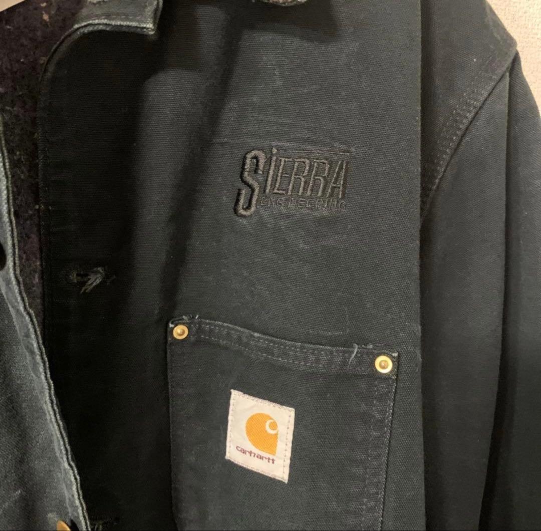 Carhartt カーハート USA製 ミシガンチョアコート フェード ブラック