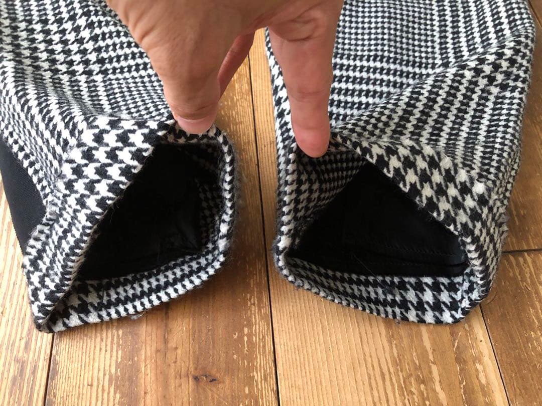 BED J.W. FORD ベッドフォード ウールパンツ 新品未使用 1 千鳥