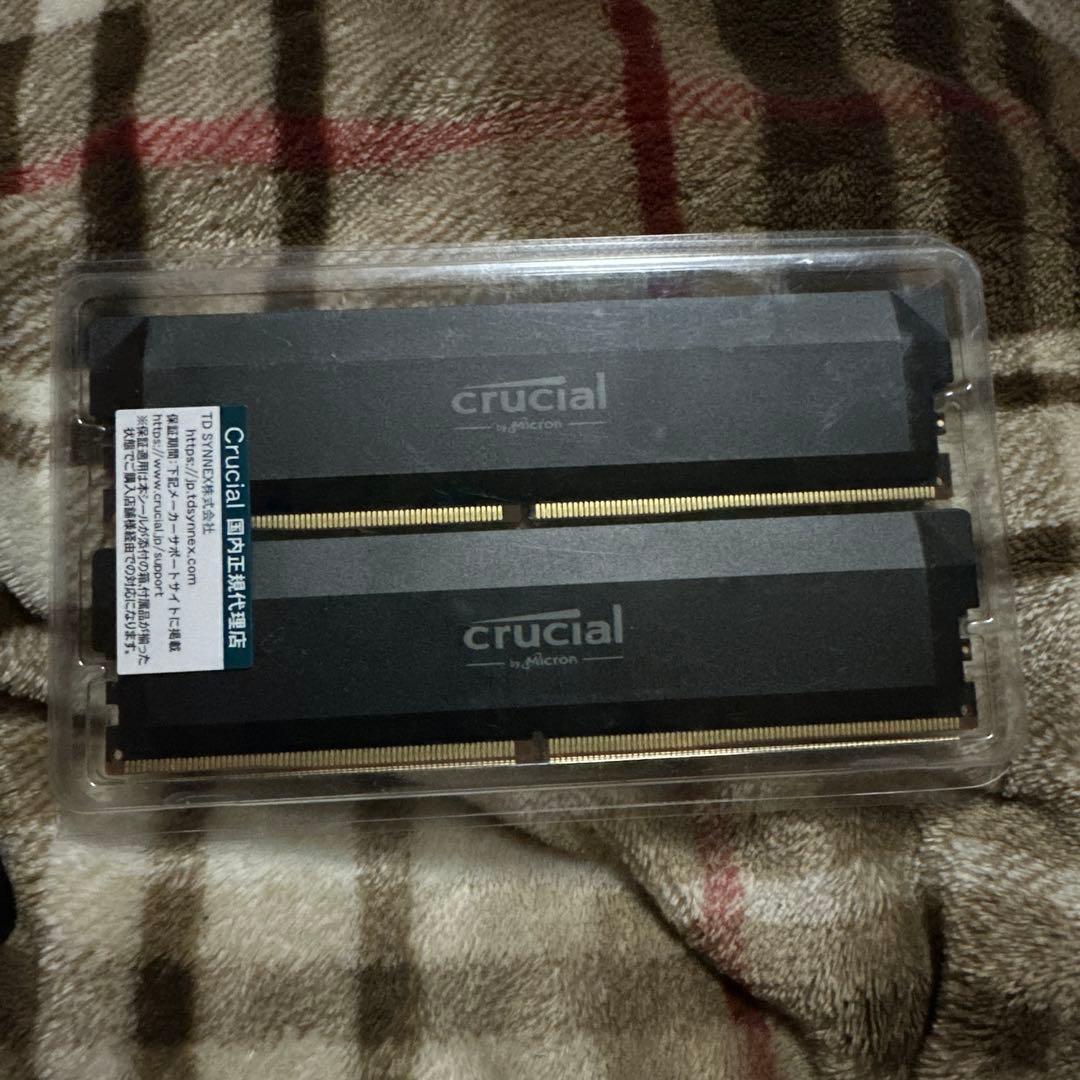 【6000MHz】Crucial DDR5 PRO 32GBセット
