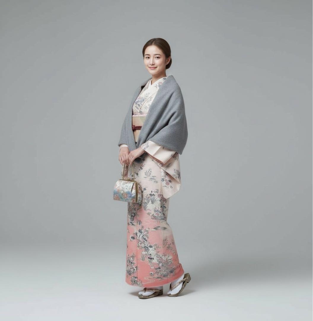 k148 セール価格変更済 訪問着 4点フルセット 身丈153裄丈65