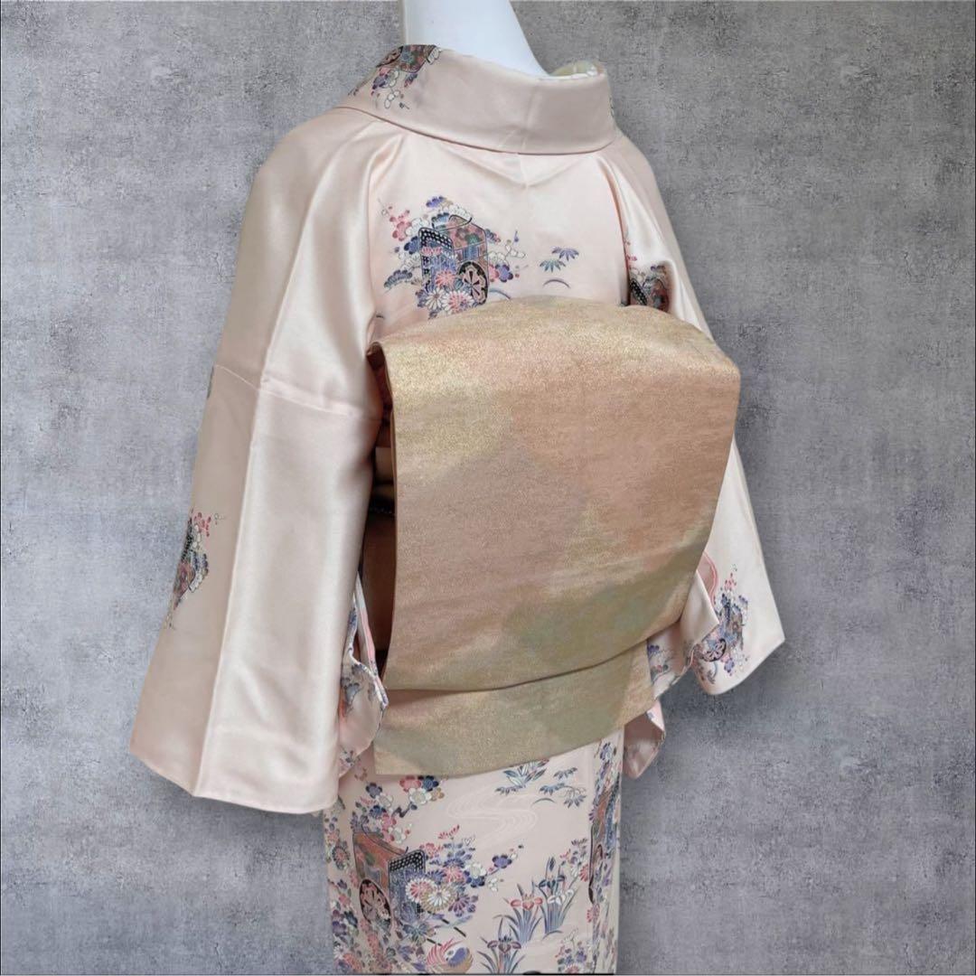 k148 セール価格変更済 訪問着 4点フルセット 身丈153裄丈65