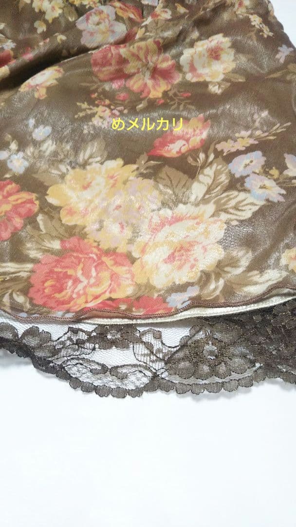 LIZ LISA リズリサ 花柄トップス 花柄チュニック シフォン タグ付