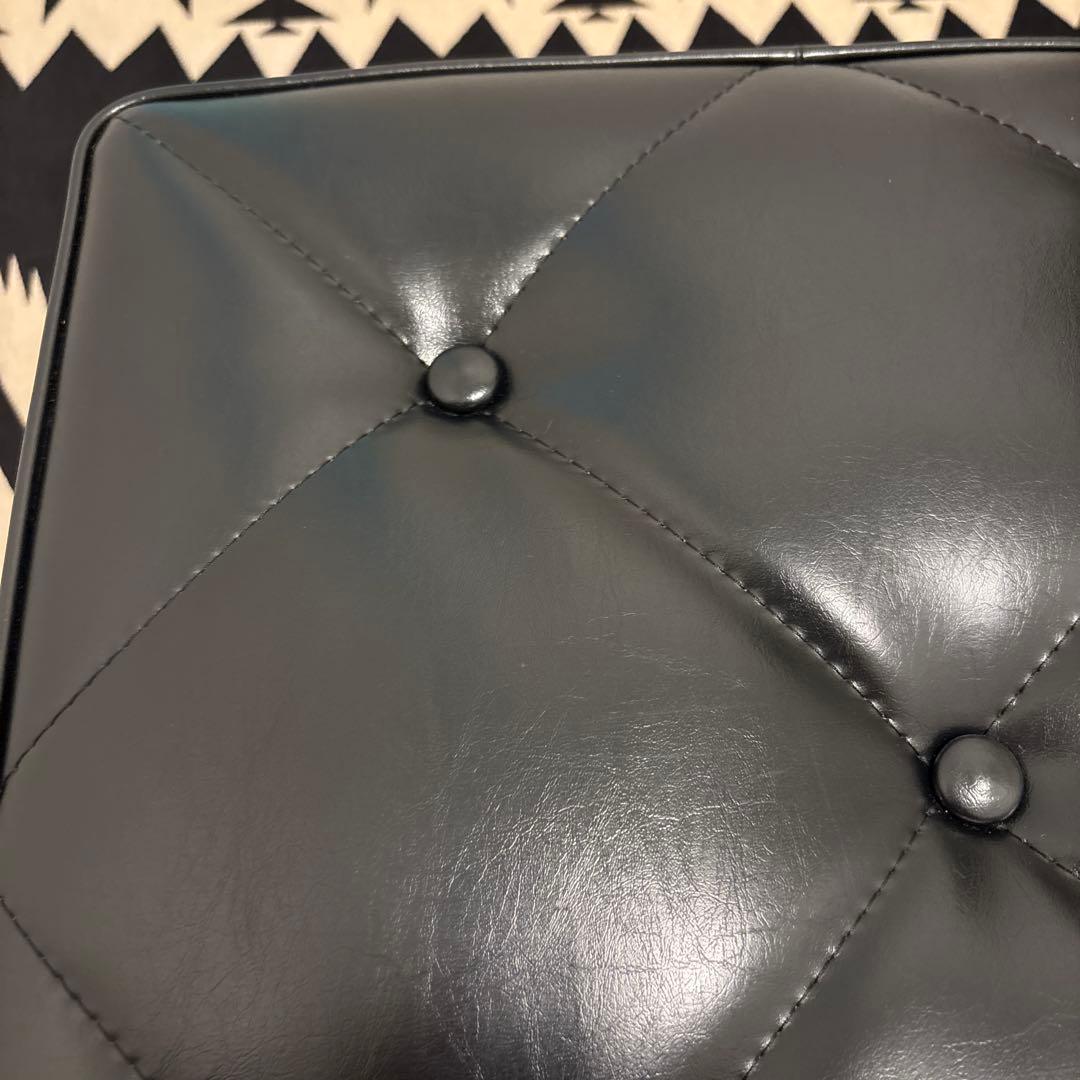 美品　カリモク60　Kチェア　オットマン　スタンダードブラック　 モダンスツール