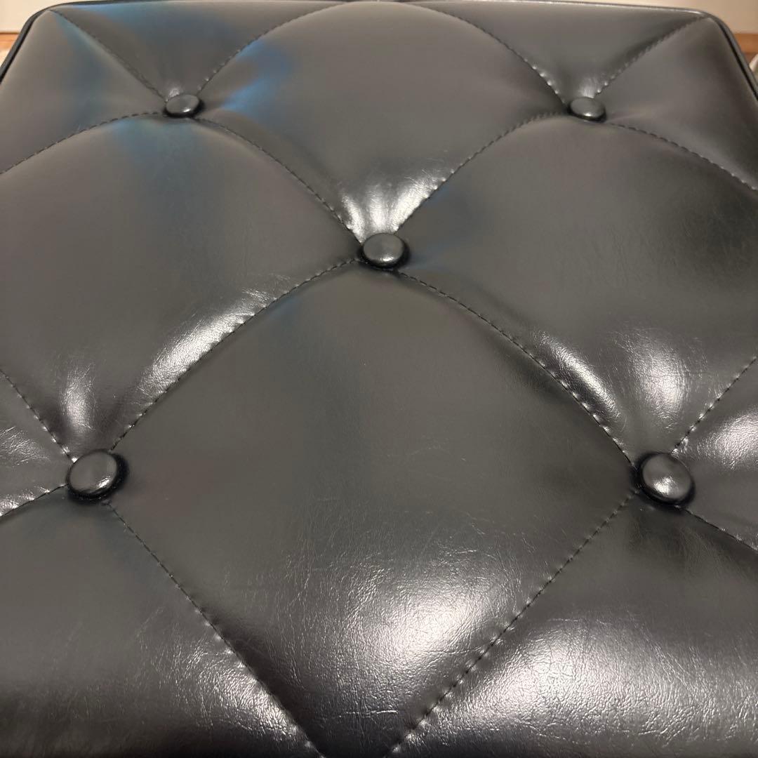 美品　カリモク60　Kチェア　オットマン　スタンダードブラック　 モダンスツール