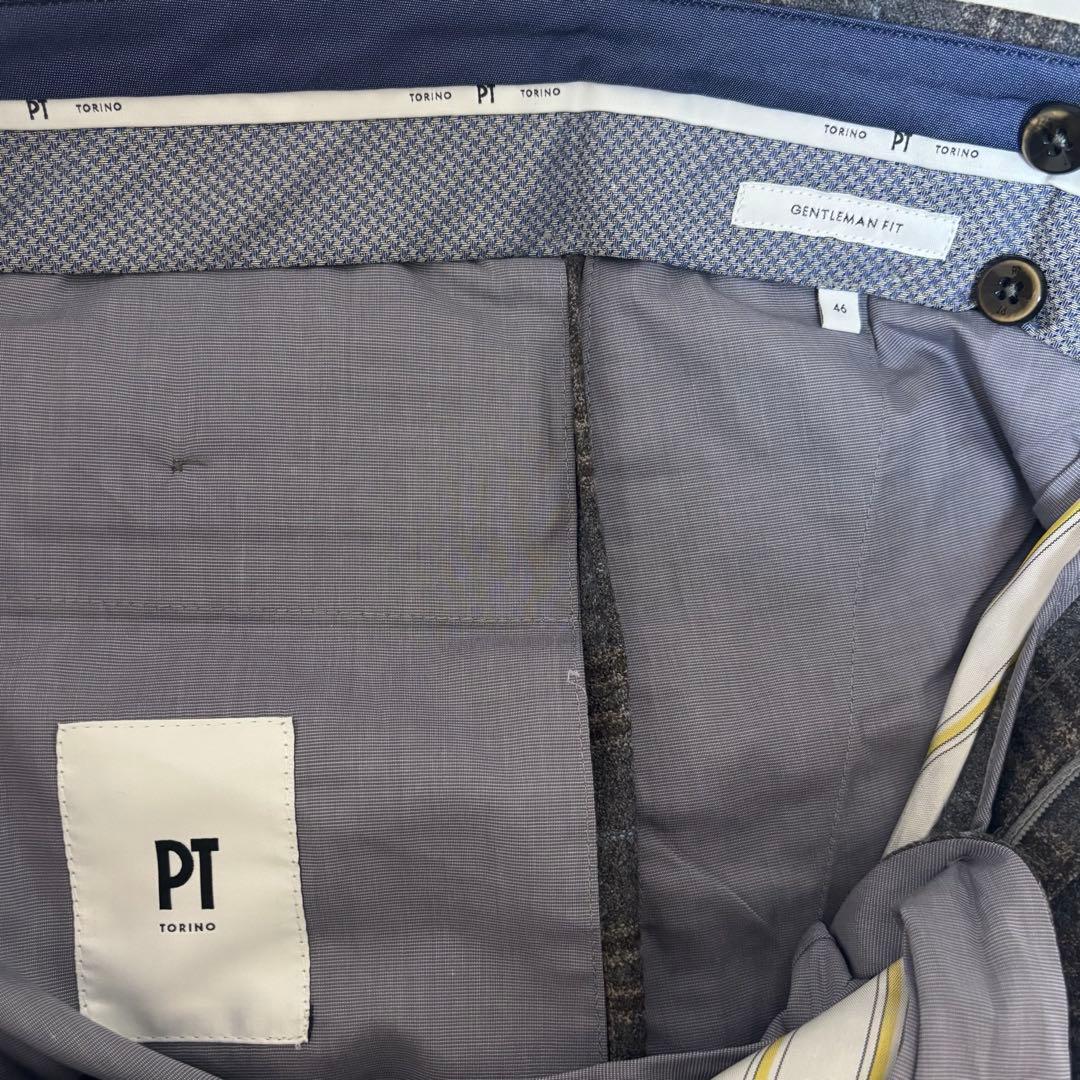 新品未使用 PT TORINO ピーティートリノ ウール パンツ スラックス46