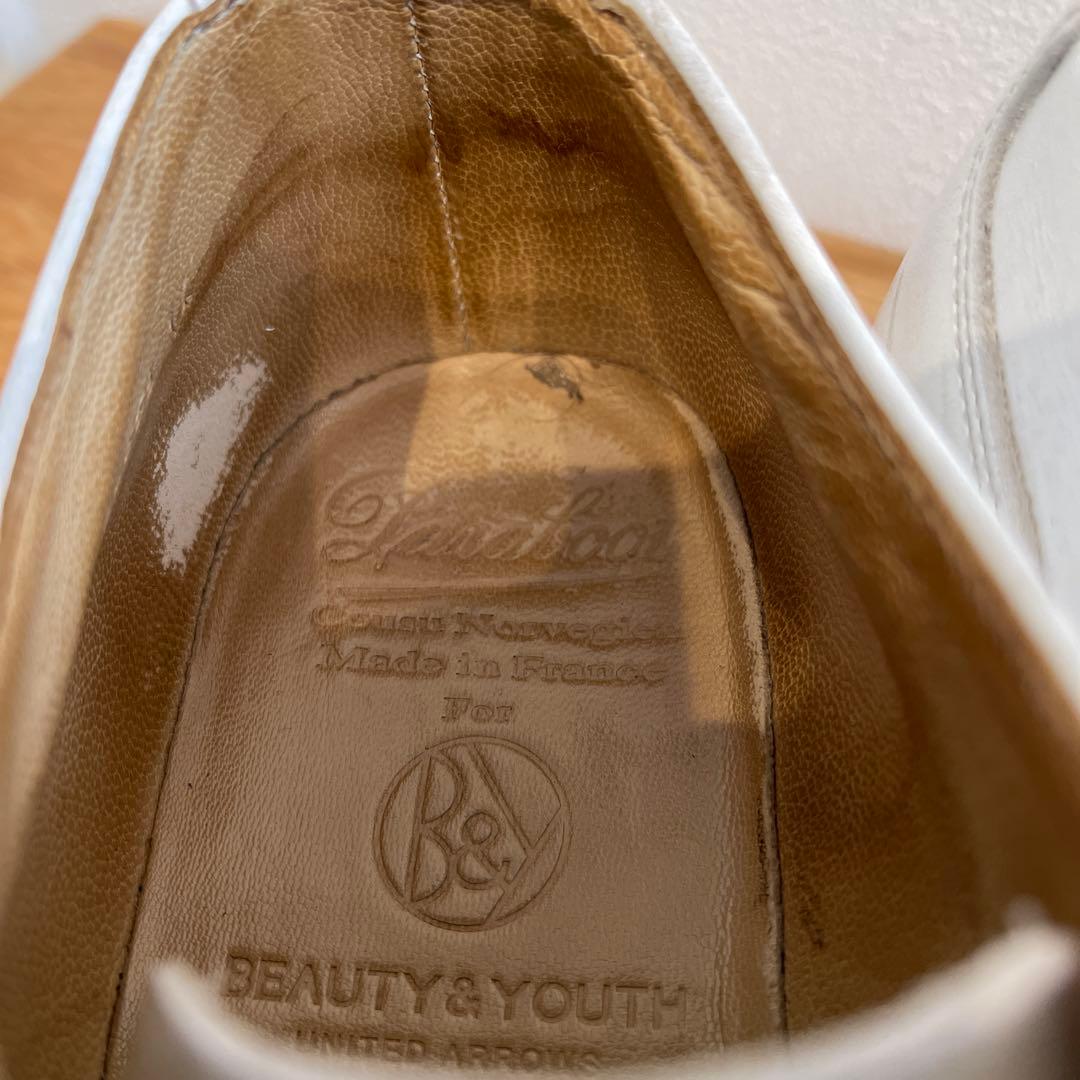 リ*ツ様 パラブーツ　シャンボード　B&Yユナイテッドアローズ 別注　ホワイト×