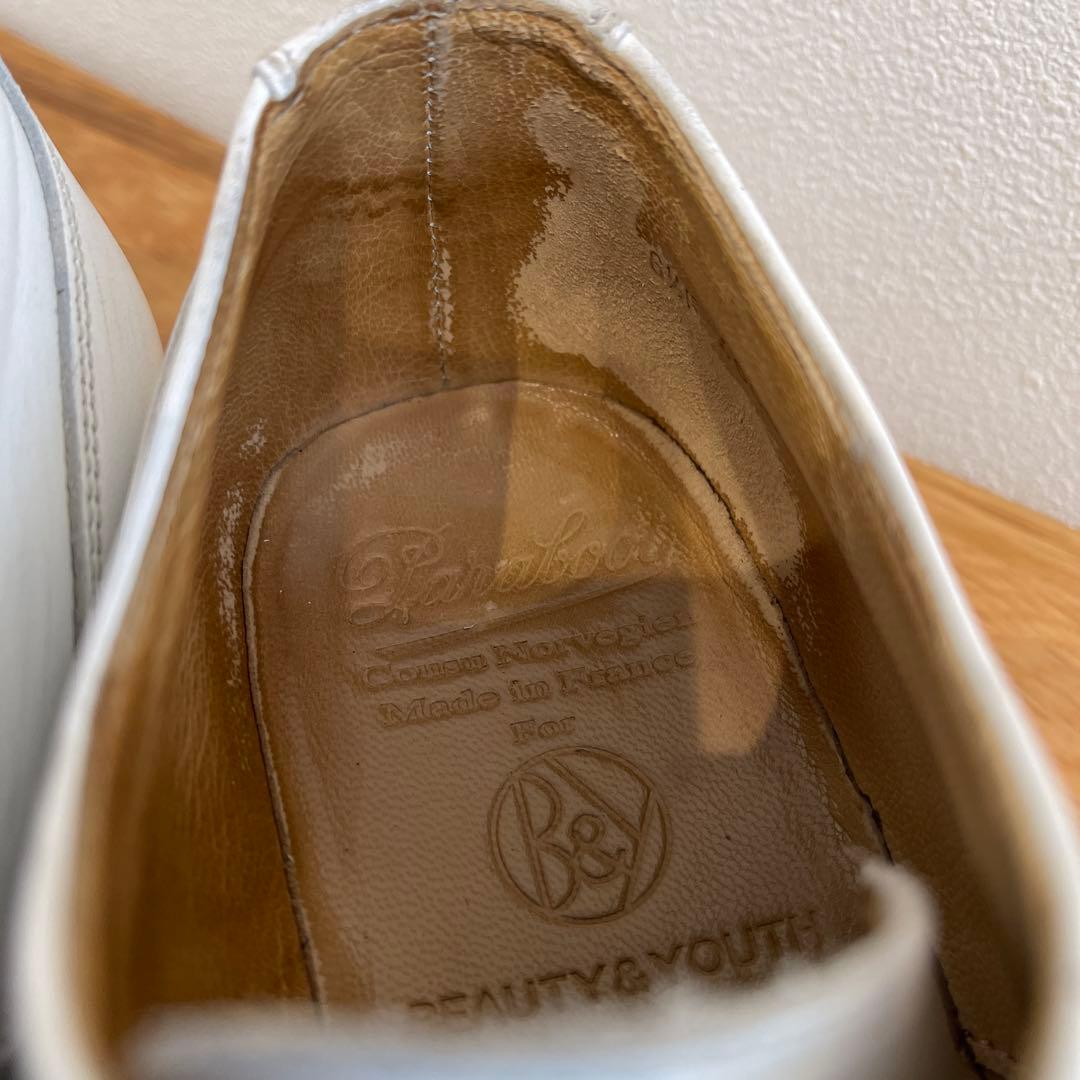 リ*ツ様 パラブーツ　シャンボード　B&Yユナイテッドアローズ 別注　ホワイト×