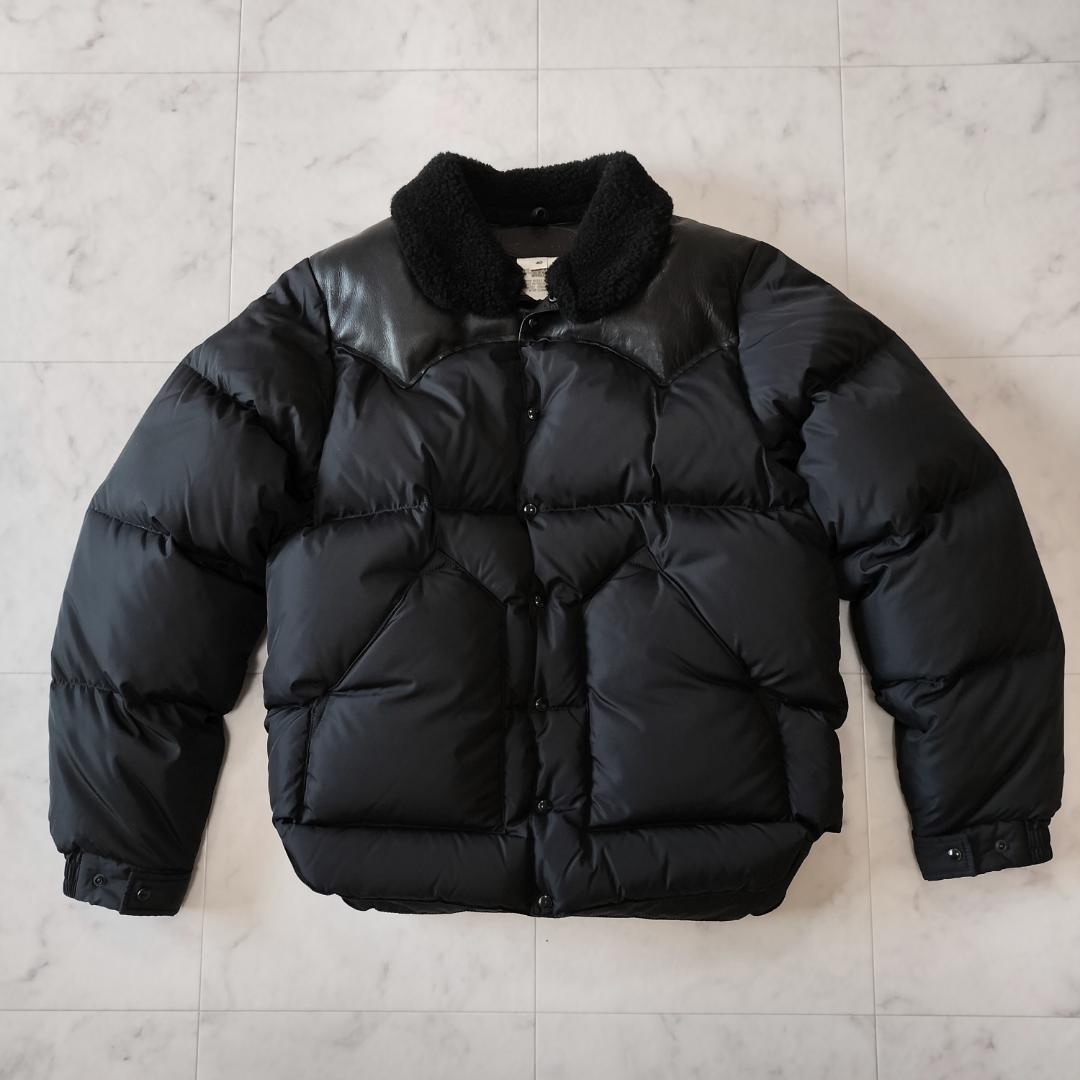 ロッキーマウンテンフェザーベッド クリスティジャケット 40 L ブラック 牛革