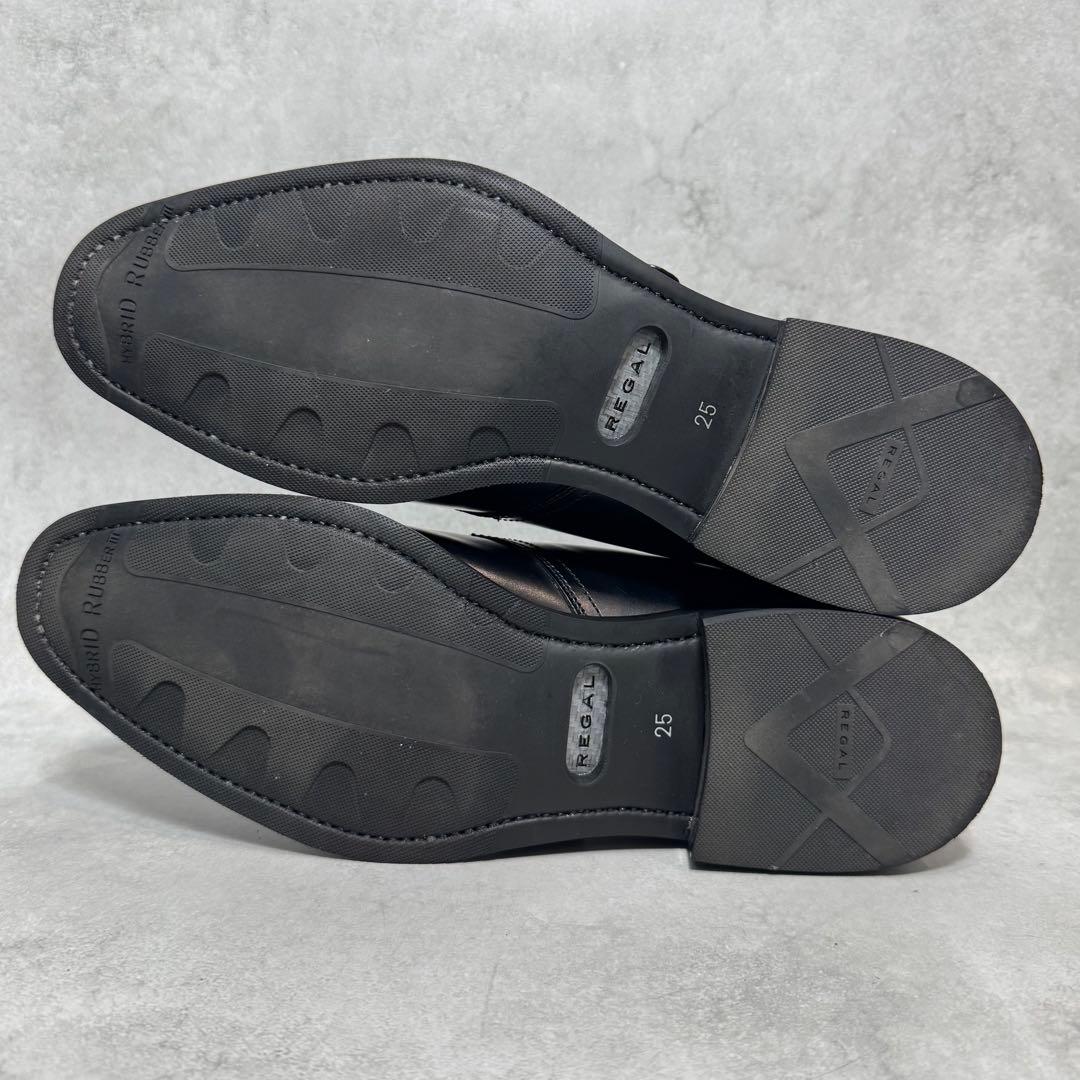 【新品】定価3.3 REGAL リーガル 17BL シングルモンク 革靴