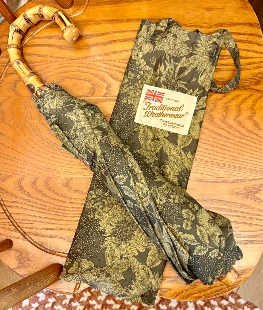 ◆希少美品♡Traditional Weatherwearリバティ晴雨兼用折畳傘