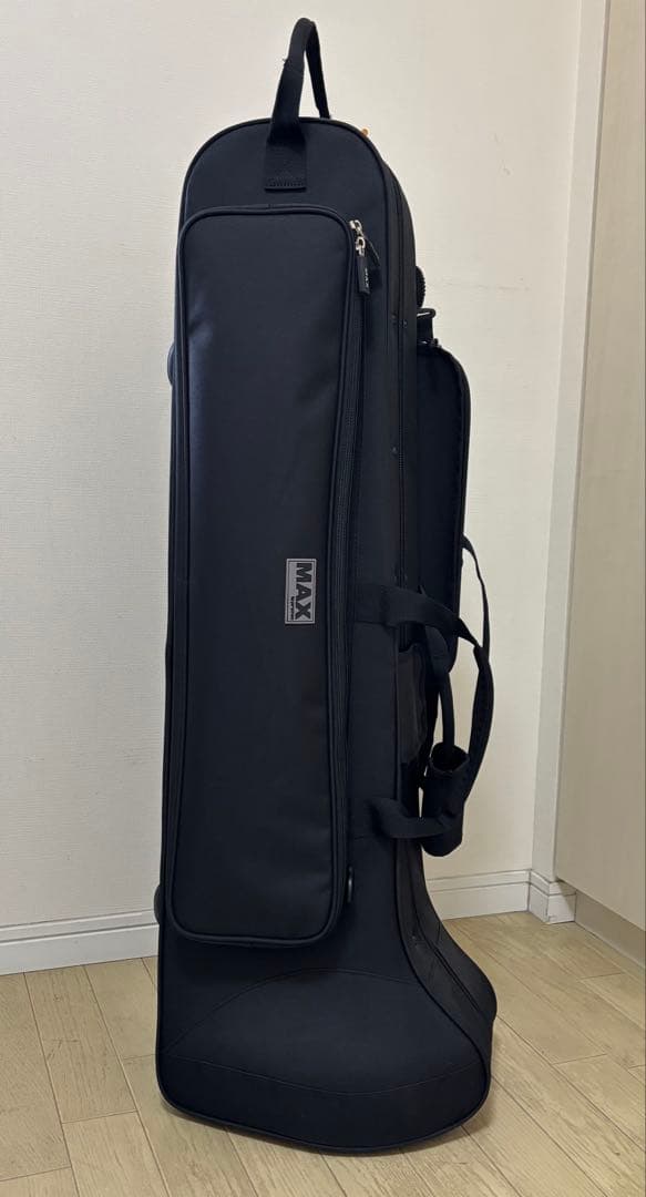 トロンボーン軽量セミハードケース プロテック　背負える　ブラック