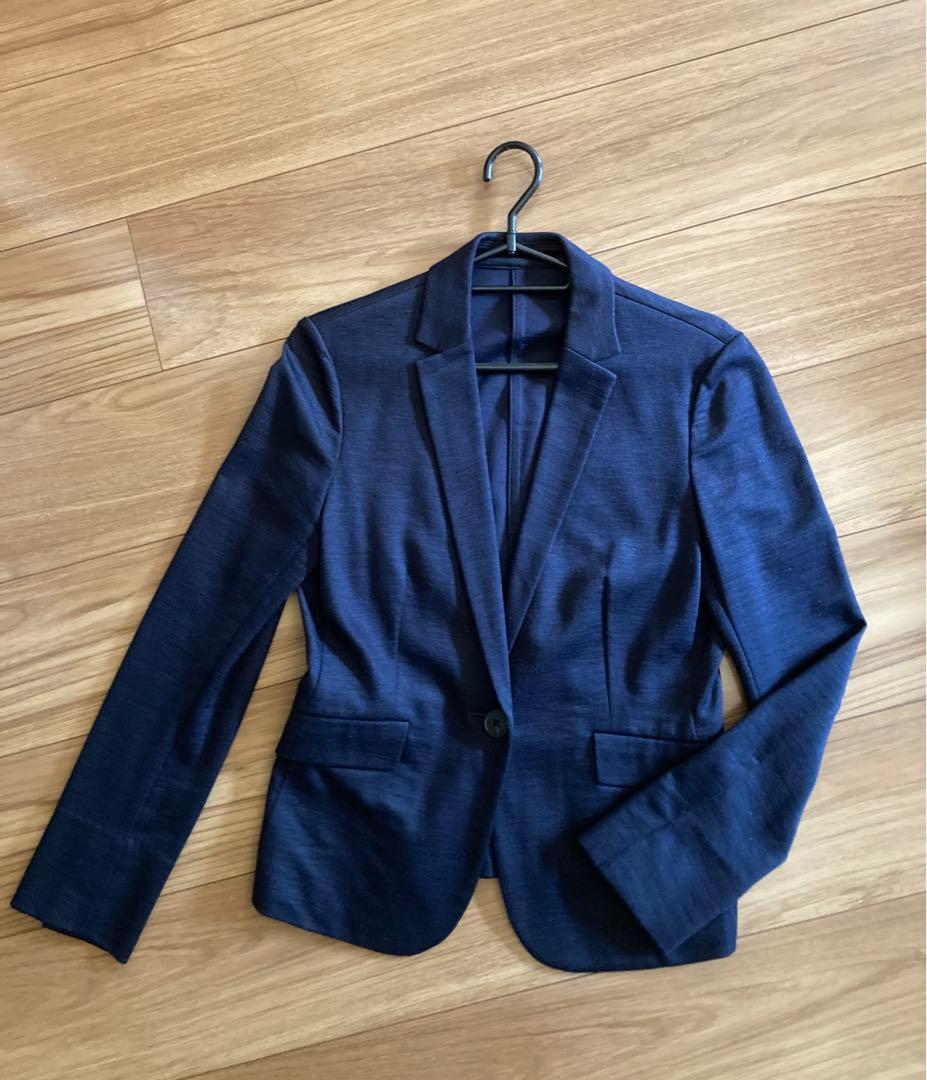 ユナイテッドアローズ UNITED AROWS セットアップ スカート ネイビー