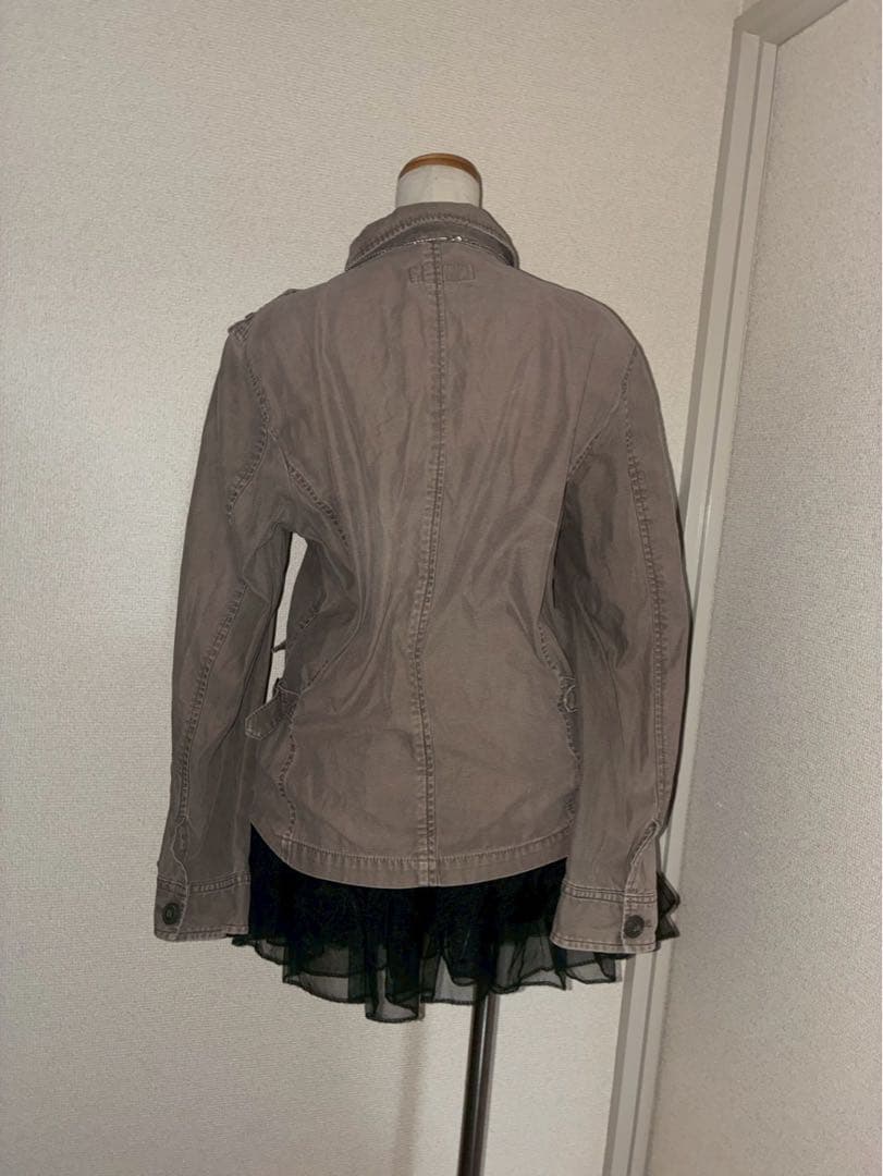 y2k ミニタリージャケット ボタン NANA 平成ギャル フェアリーグランジ