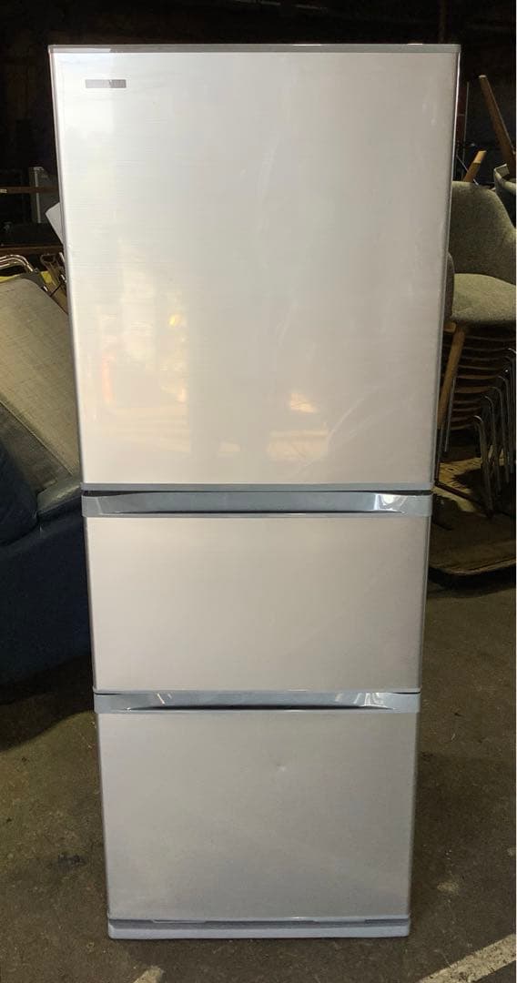 3ドア冷蔵庫 東芝 ベジータ GR-K33S(S) 330L 18年製 シルバー