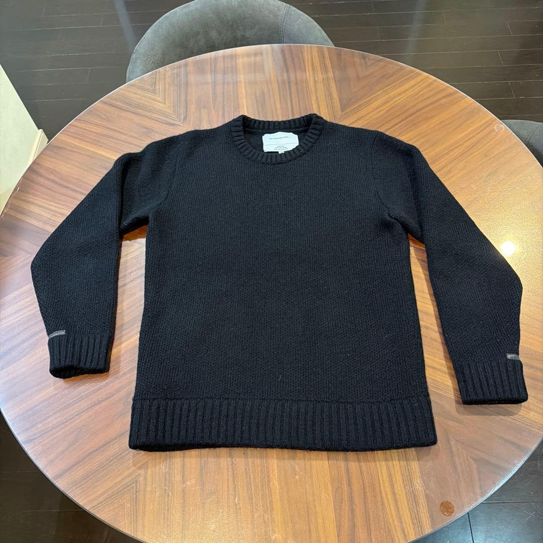 ザイノウエブラザーズ　セーター BLACK サイズM Babyアルパカ100%