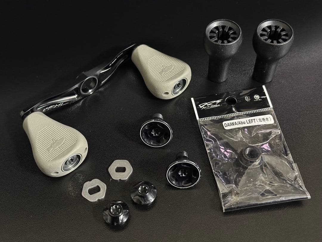 バリアル 95mm ブラック フラットノブ＋スリムノブ