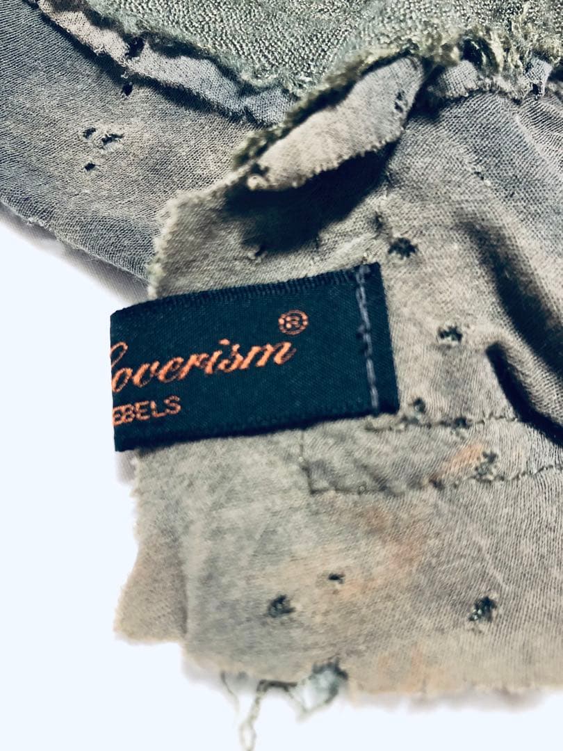 アンダーカバーISM for Rebels ダメージストール カーキ系 旧タグ