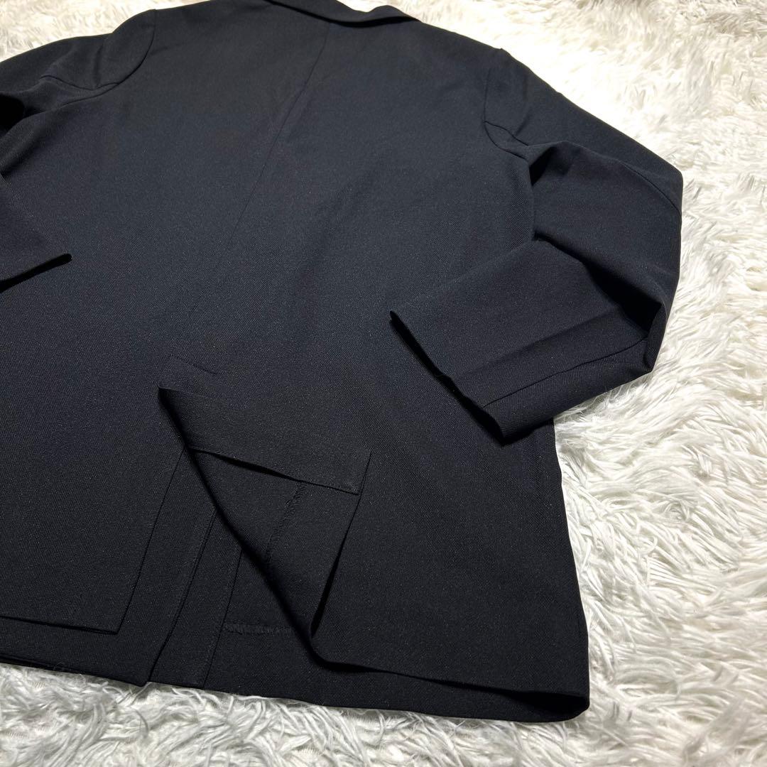 極美品✨】GLOBAL WORK ウツクシルエットダブルジャケット M ネイビー