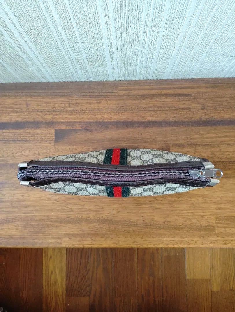 将　GUCCIグッチ　オールドグッチ　シェリーライン　GG　クラッチバック