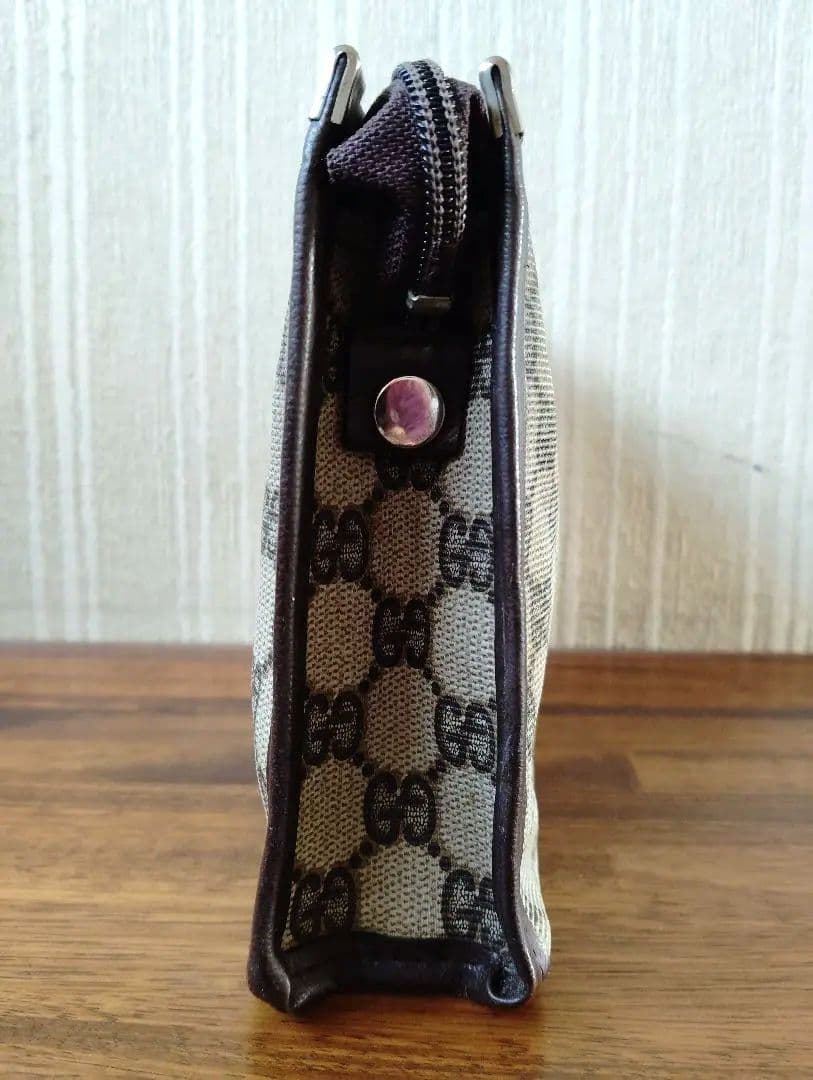 将　GUCCIグッチ　オールドグッチ　シェリーライン　GG　クラッチバック