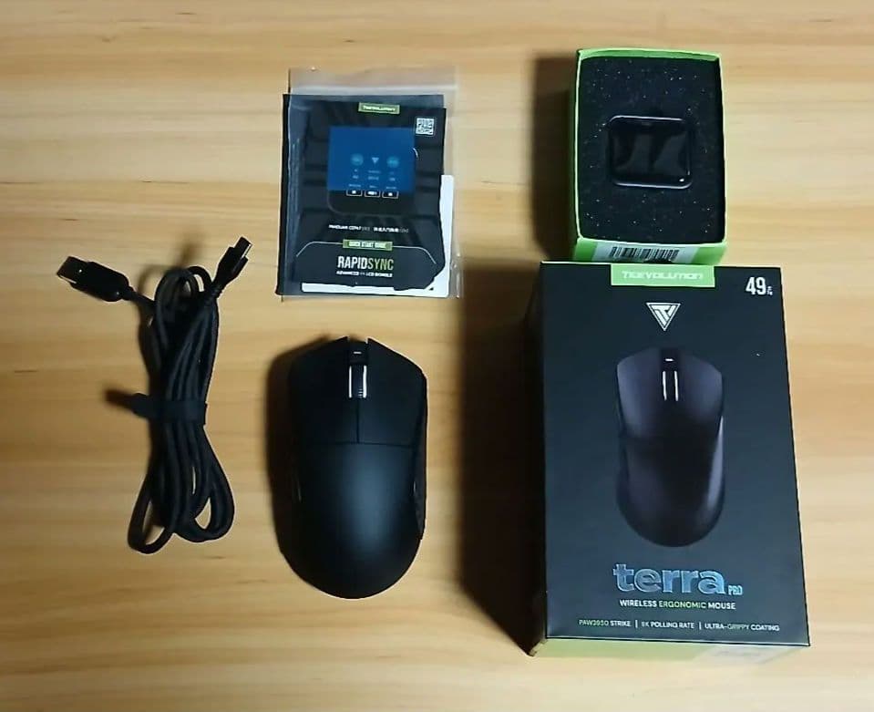 マウス・トラックボール Teevolution Terra Pro Black