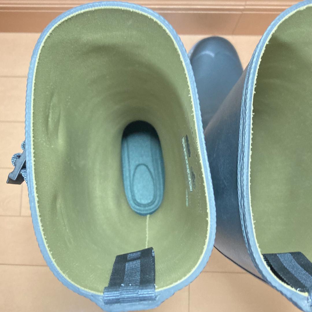 【美品・希少・緑枠ロゴ】HUNTER バルモラルブーツ 約26.5㎝ グレー