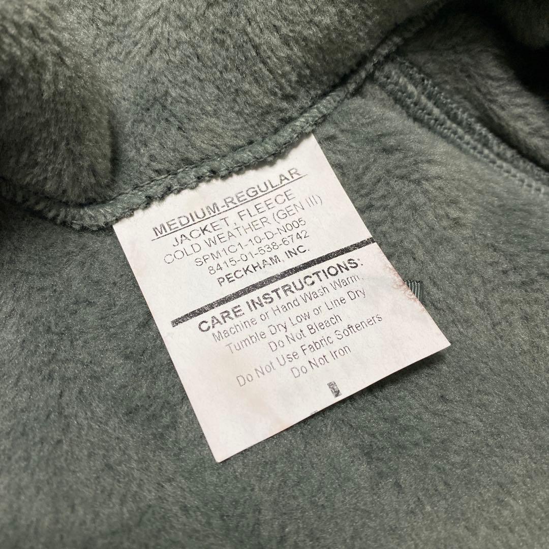 米軍実物 ECWCS Gen3 レベル3 フリースジャケット M #25