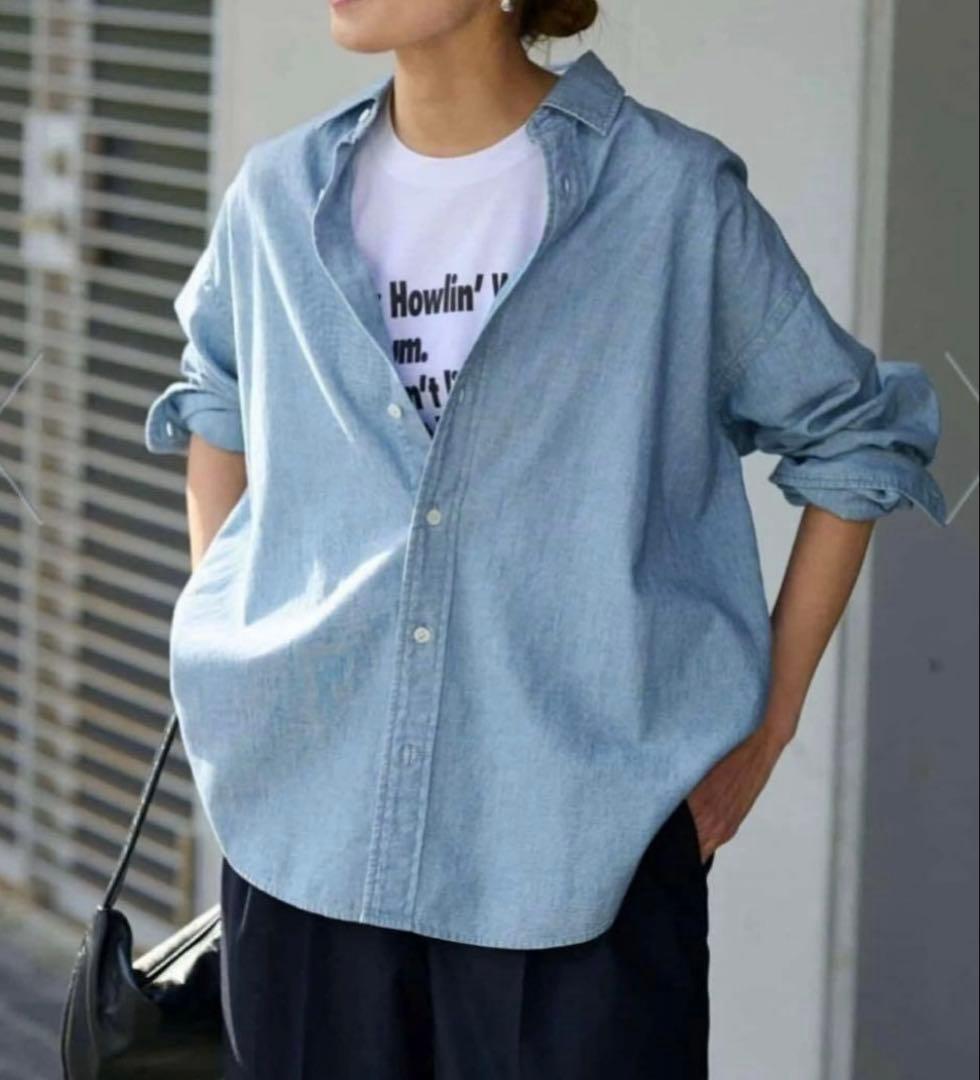 25SS FRAMeWORK フレームワーク　ダンガリーシャツ