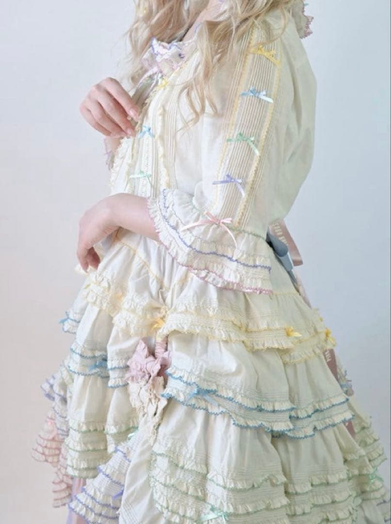 ピンクハウス 阪神限定 ワンピース アイボリー マルチ　PINK HOUSE