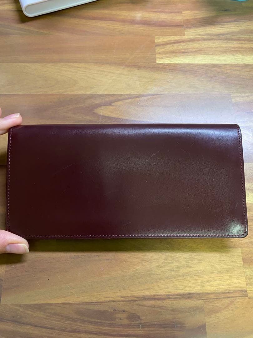 Cartier ボルドー 長財布 マストライン 使用期間約2ヶ月