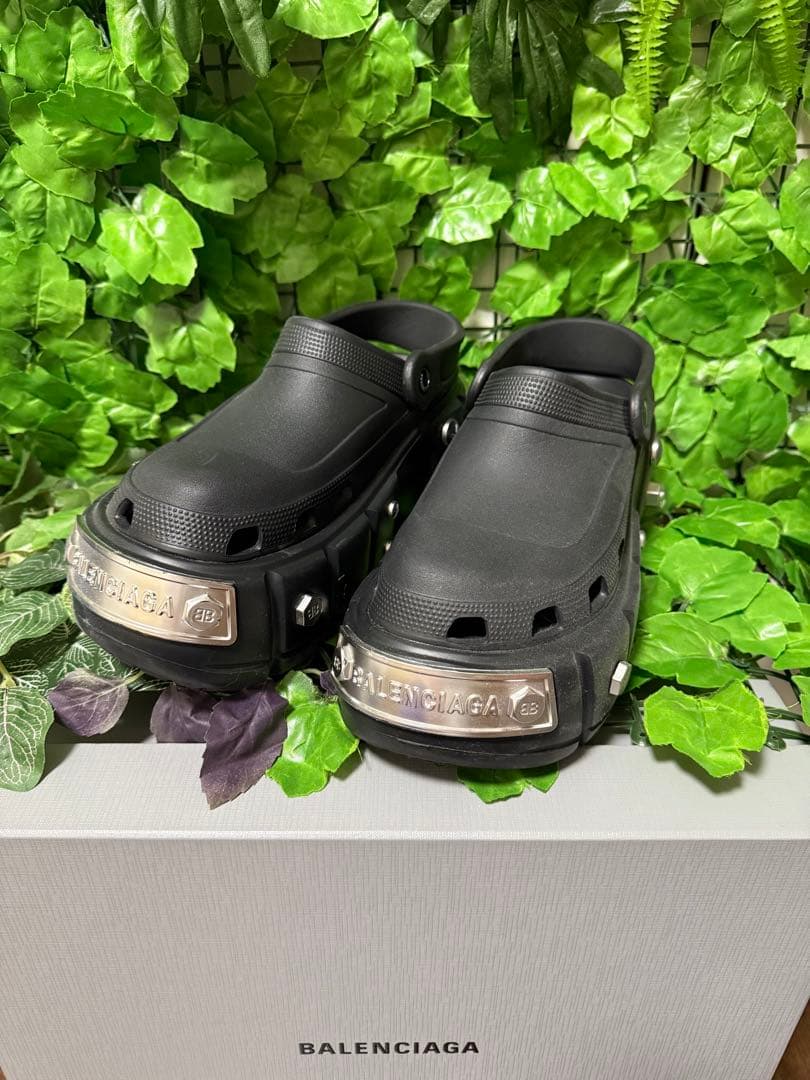 BALENCIAGA ブラック クロッグ サンダル
