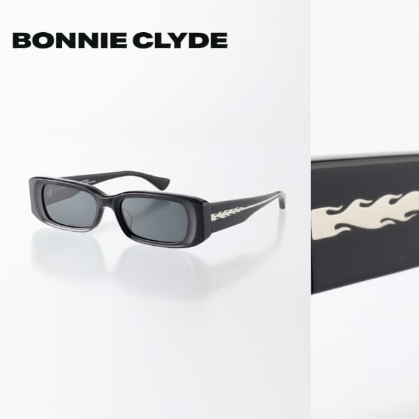 新品タグ付 BONNIE CLYDE DOUBLE SLAP サングラス 黒