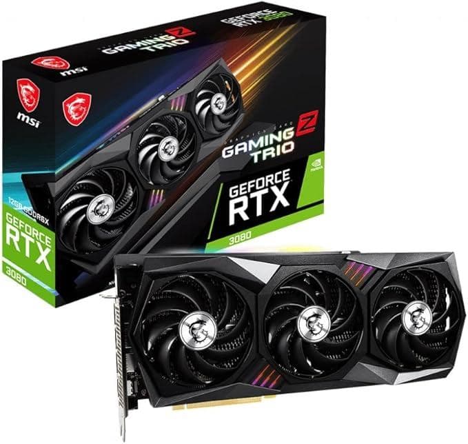 グラフィックボード・グラボ・ビデオカード MSI RTX 3080 GAMING Z TRIO 12G LHR