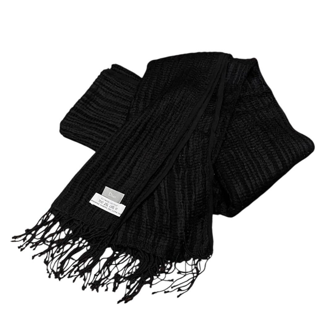 小物 dior homme : large asymmetric stole