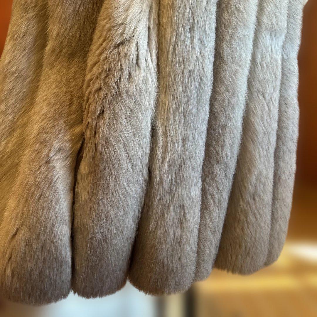 稀少◆HERMES エルメス　ミンクロングコート　毛皮　ヴィンテージ