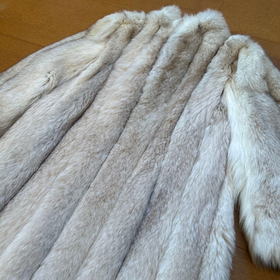 稀少◆HERMES エルメス　ミンクロングコート　毛皮　ヴィンテージ