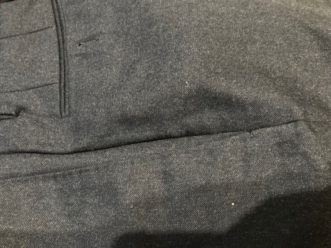 【incotex 】ネイビー スラックス ウール混紡