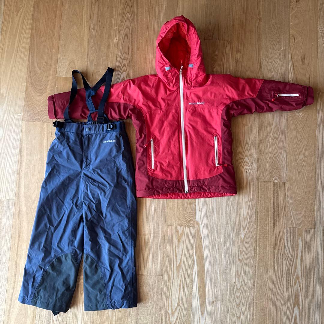 montbell モンベル　スキーウェア　 スノーウェア 子供　120