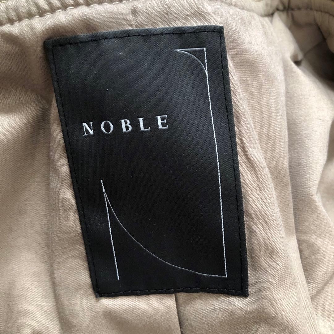 NOBLE　ノーブル　ラムレザー　MA-1 ブルゾン　ダブルファスナー