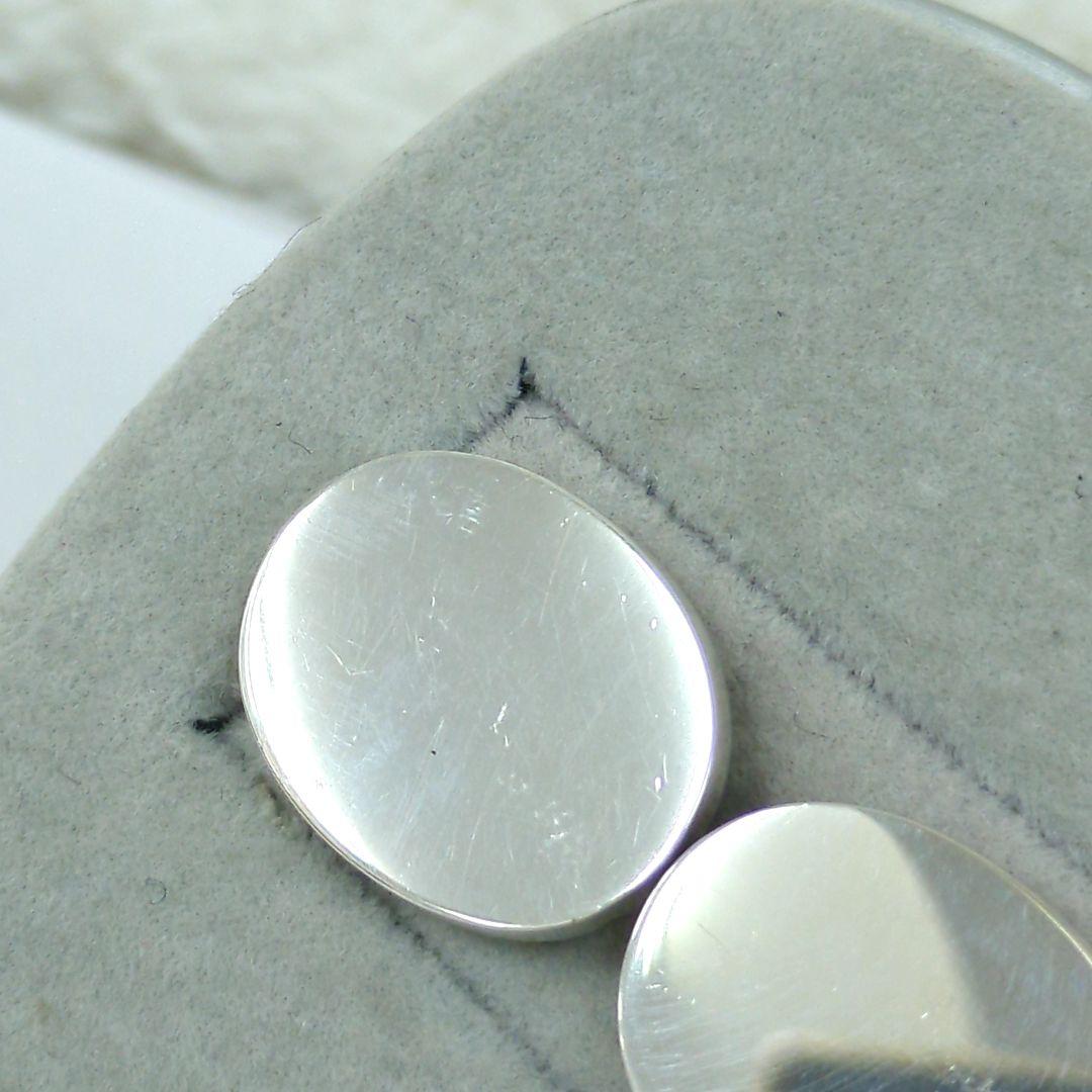 Tiffany & Co ティファニー カフリンクス シルバー オーバル メンズ