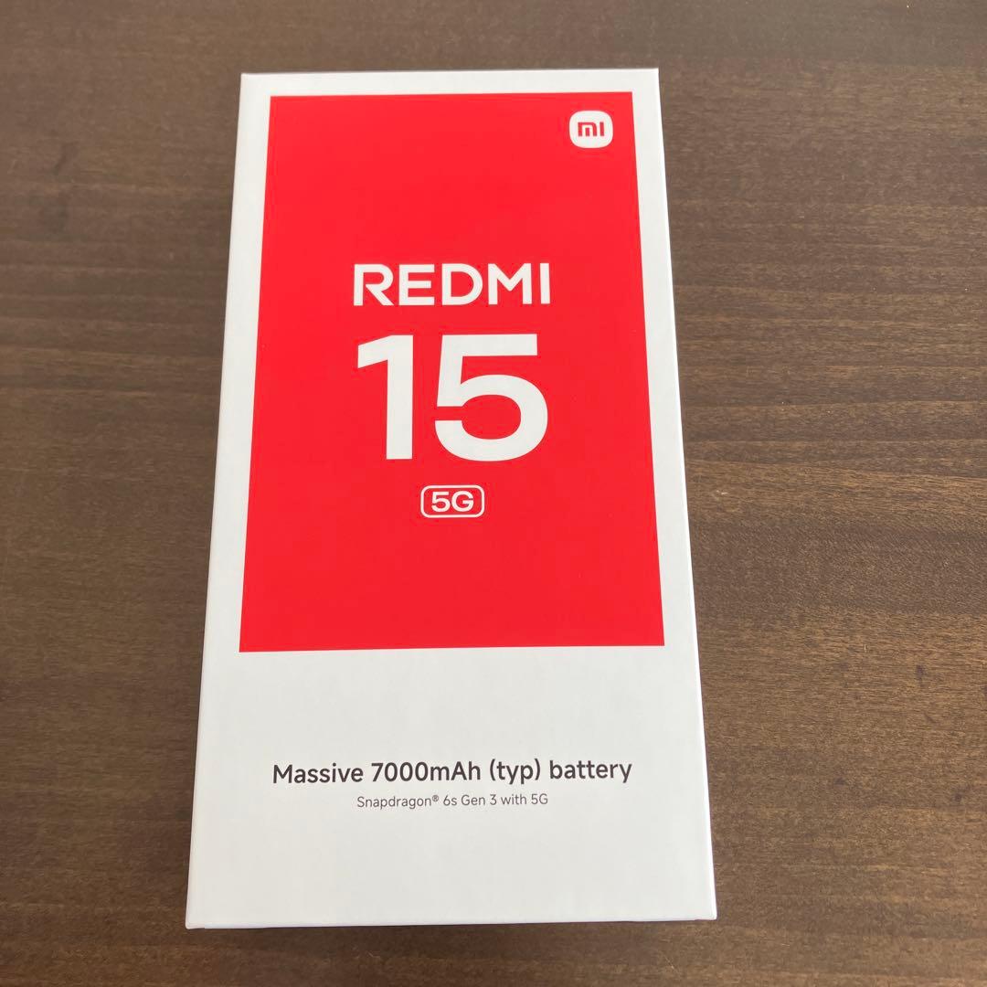 Xiaomi Redmi 15 5G 本体　グリーン