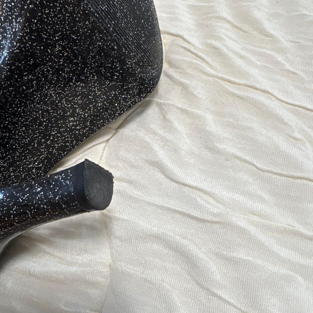 Vivienne Westwood Melissa サンダル ブラックグリッター