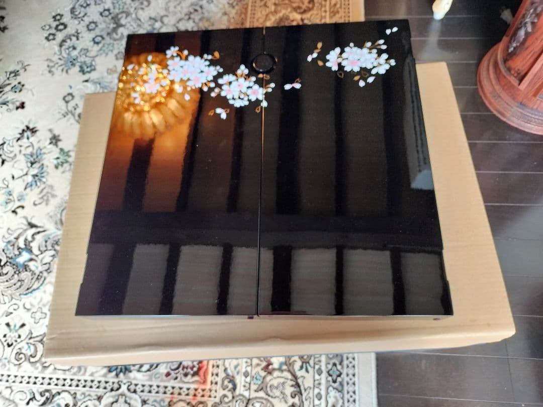 雛人形飾り台屏風円形台 1体 2段