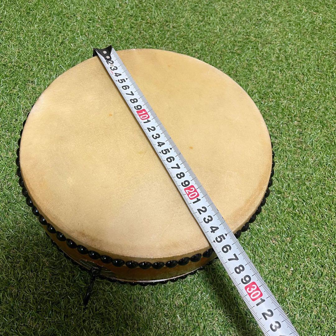 平胴太鼓 平太鼓 くり抜き 伝統芸能 お祭り 応援 和太鼓 和楽器 バチ付き