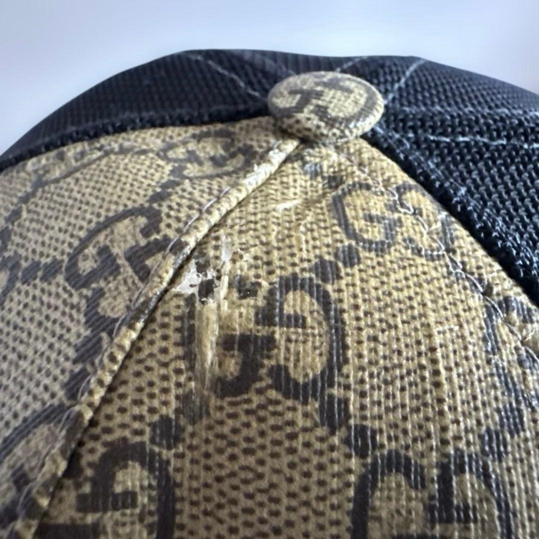 グッチ　アジャスタブルキャップ　タイガー　GGスプリーム　XLサイズ