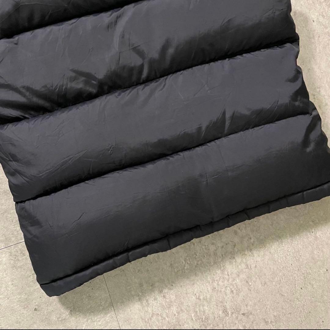 POLO RALPH LAURENダウンベスト フード収納ブラックオレンジポニー